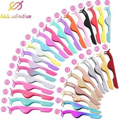 False Eyelashes Clip Stainless steel eyelash curler Extension Eye Lash 4 Colors Applicator Beauty Makeup Tool Accessories