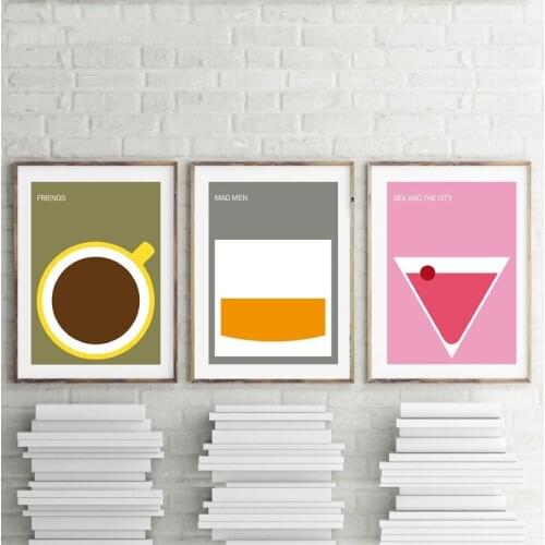 TV Series Poster Wall Art Canvas Prints , Prison Break / Friends TV Prints Canvas Painting Home Theater Wall Pictures Art Decor