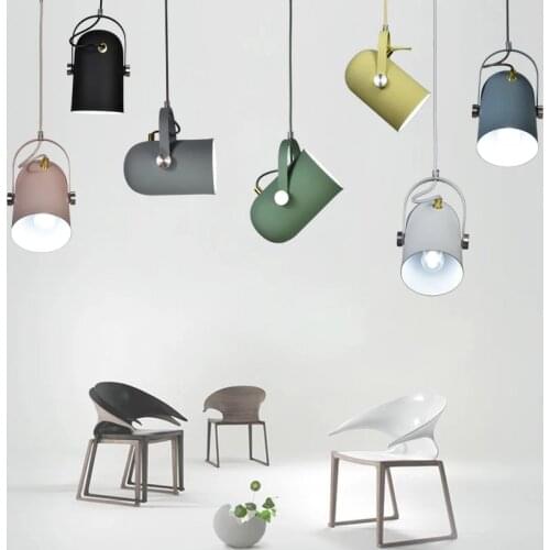 Nordic Modern Minimalism droplight Angle adjustable headlights E27 pendant light Home deco lighting lamp Bar Showcase spot light