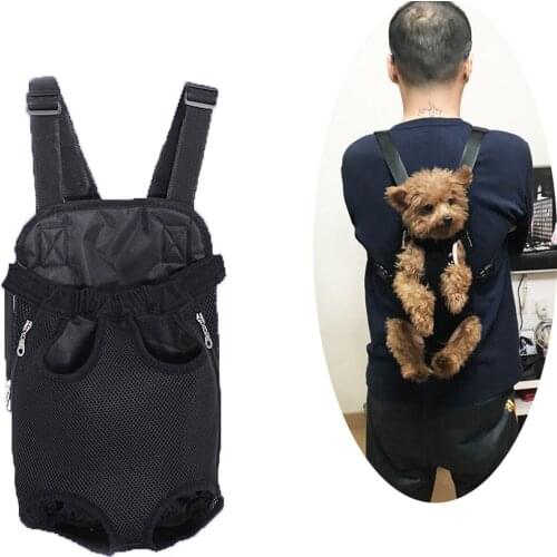 Dog Backpack Small Pet Carrier Kangaroo Breathable Puppy Dog Carrier Bag Pet Carrying Travel Handbag for Cat Dog Puppy Dog Bag
