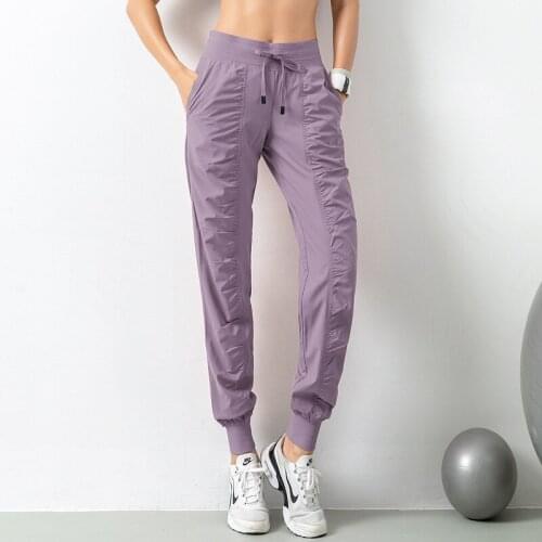 Spring Summer Women Sport Pant Loose Quickly Dry Sweatpant Female Running Jogging Gym Training Fitness Casual Trouser Sportswear