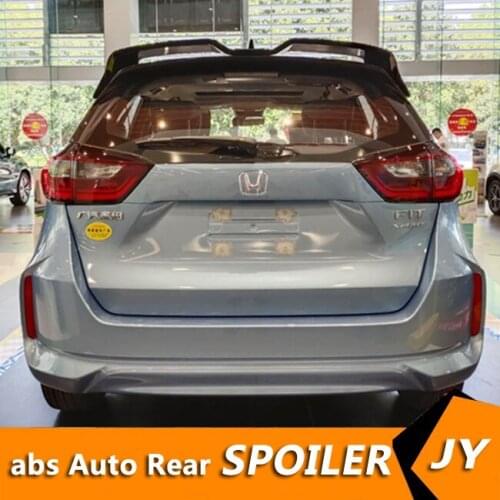 For Fit Spoiler 2021-2022 Honda Jazz RSDD Spoiler ABS plastic Material Car Rear Wing Color Rear Spoiler
