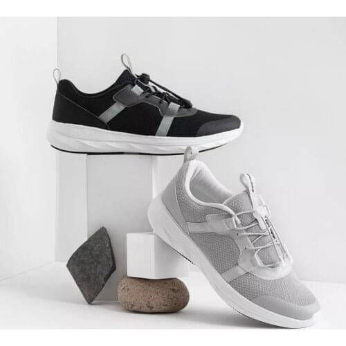Xiaomi Anti-slip safety ultralight running shoes black technology Bacteriostatic breathable Sneakers Comfortable sports shoes
