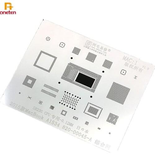 Amao BGA Reballing Stencil For Laptop Tin Mesh 2015 CPU Nand A1534 SR23G Plant Tin Net