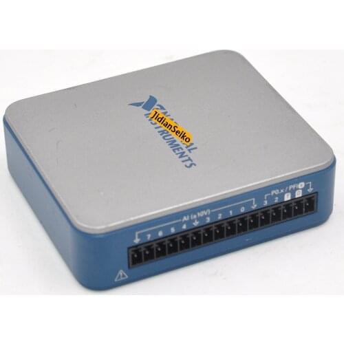 NATIONAL INSTRUMENTS NI USB-6000 multi-function data acquisition card, the shell is intact and the function is normal