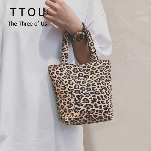 Vintage Animal Pattern Printing Nylon Womens Shoulder Underarm Bag Casual Ladies Handbags Female Travel Simple Fashion Tote Bag