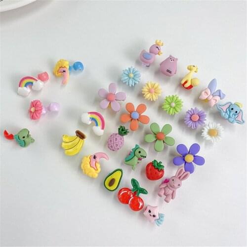 10/40/50Pcs Cute Girls Women Flower Crown Animals Baby Hair Claws Children Hairpins Hair Clips Kid Hair Accessories Set