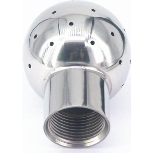 3/4" BSP Female Thread 304 Stainless Steel Sanitary Thread Fix Spray Ball Tank Cleaning Ball