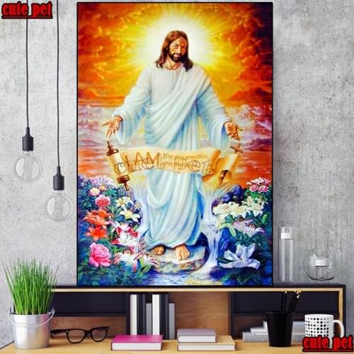 5D DIY Diamond Painting Religious Madonna And baby Embroidery Cross Stitch Full Square Round Drill icon Home Decor mosaic puzzle