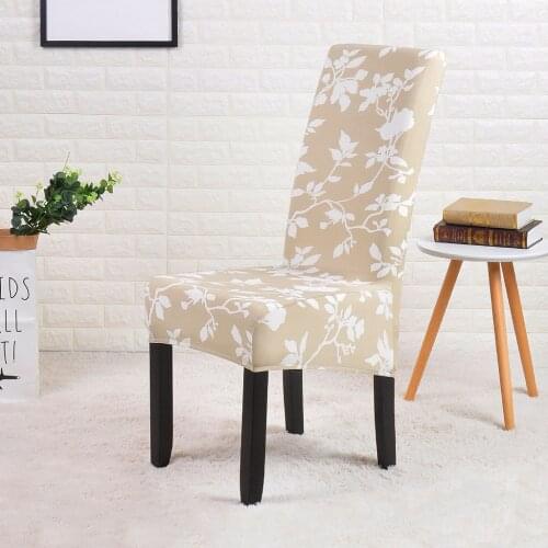 Xl Size Europe Style Long Back Chair Cover Dining Seat Chair Covers Chair Case Protector For Hotel Banquet Home