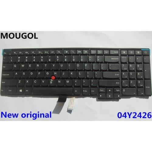 MOUGOL New US keyboard for lenovo IBM Thinkpad E540 E545 E531 T540 T540P W540 W541 W550sseries US laptop Keyboard 04Y2426