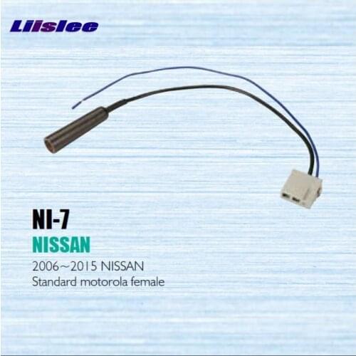 Liislee Car Radio Antenna Adapter Cable Wire For Nissan 2006-2012 Aftermarket Stereo CD DVD GPS Installation Kits Accessories