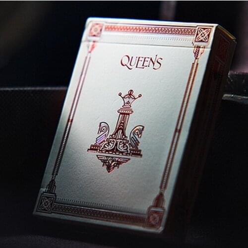 Queens Playing Cards Poker Size Deck EPCC Murphys Magic Custom Limited Edition Magic Props