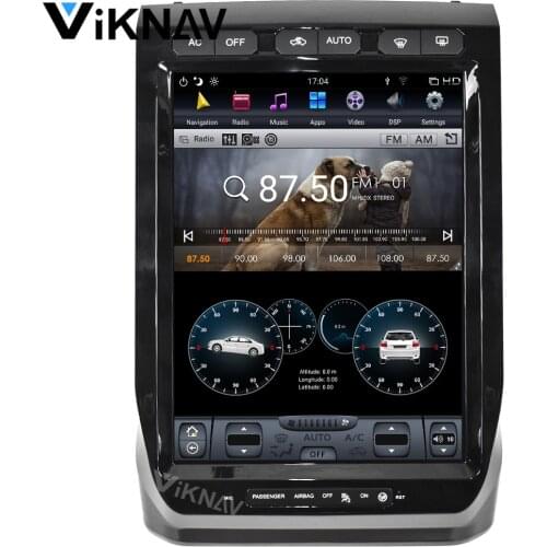 Multimedia player 2din android car Radio 13” For-FORD F150 Raptor 2015 2016 2017 2018 2019 car stereo autoradio Tesla DVD player