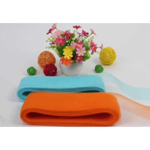 Free Shipping 8cm Soft Polyester Netting Plain Veiling Crin Braid For Flexible Sinamay Millinery Hat Trim 100yard/lot