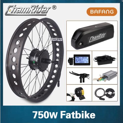 Bafang Snow Electric Bicycle Kit 48V 750W Fat Bike Kit RM G060 Electric Bike Conversion kit 4.0 Tire ebike kit Electric Wheel