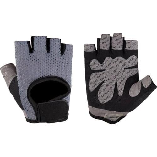 Fitness gloves cycling non-slip gloves microfiber breathable sports thin half finger gloves