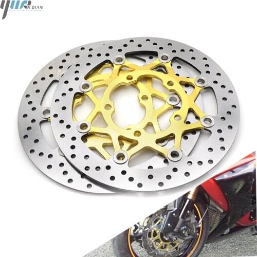 Front Floating Brake Disc Rotors For SUZUKI GSXR600/750 2006-2010 2009 2008 2007 GSXR1000 K5 2005-2006 GSX-R R600 750 1000 K5