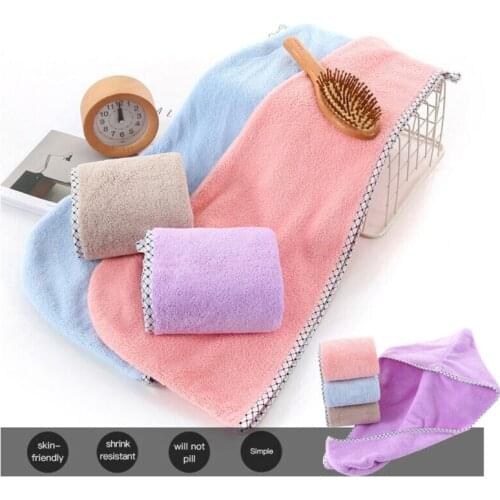 Microfiber Towel Quick Dry Hair Magic Drying Turban Wrap Hat Cap Spa Bathing Hair Drying Towel New