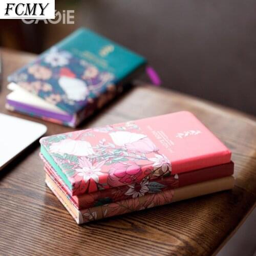 Portable Color A6 PU Leather Notebook Cover Diary Agenda Planner Cover School Stationery Office Accessories