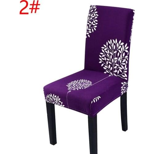 Removable Printed Spandex Stretch Chair Cover Elastic Covers for Hotel Wedding Banquet Hotel Dining Chair Washable