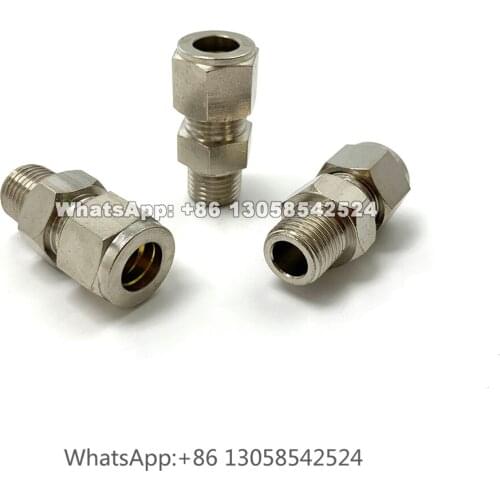 Ferrule Fittings, Tube Fitting Ferrule Connector, Pipe Connector, Pipe Joint Tubing Fitting Connector, Tee Connector, Cross Co