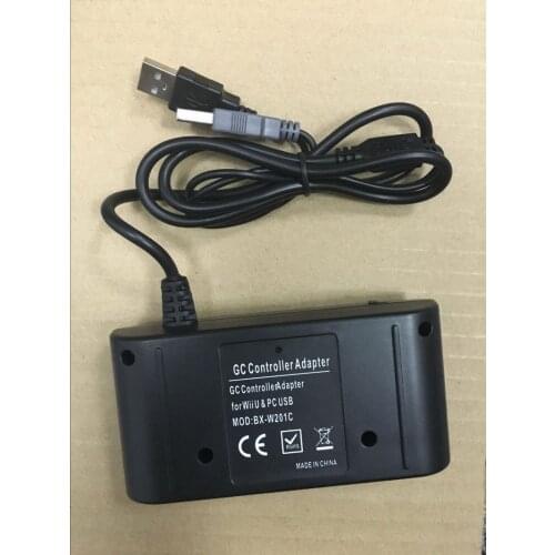 2in1 usb Convertor For GC gamecube controller adapter converter for wiiu console pc adaptor to play super smashbros