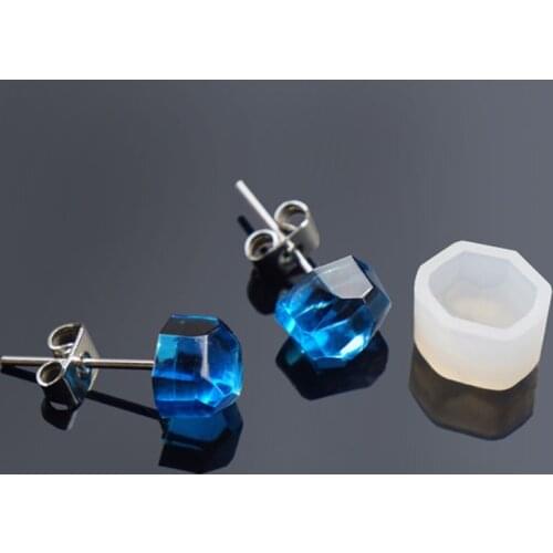 16Pcs Tiny Silicone Jewelry Earring Necklace Pendant Mold Casting Jewelry Tools W0YA