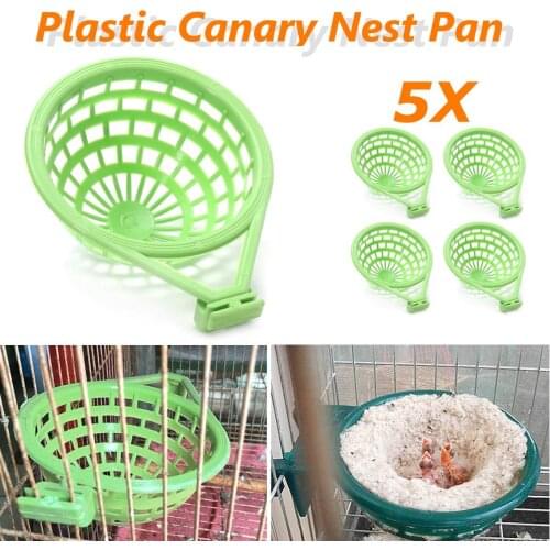 5 pieces/each batch of hemp leather canary nest cage pot lining nest canary bird badge pet bird hatching tool supplies
