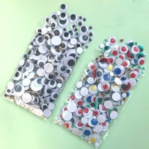 700pcs Self-adhesive Googly Wiggle Eyes for DIY Scrapbooking Crafts Projects DIY Dolls Accessories Eyes Handmade Toys