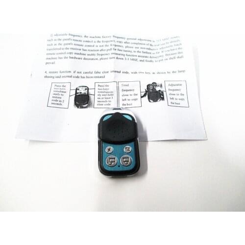 4-Channel Remote Control Cloning/Duplicator 433.92 MHZ Key Fob
