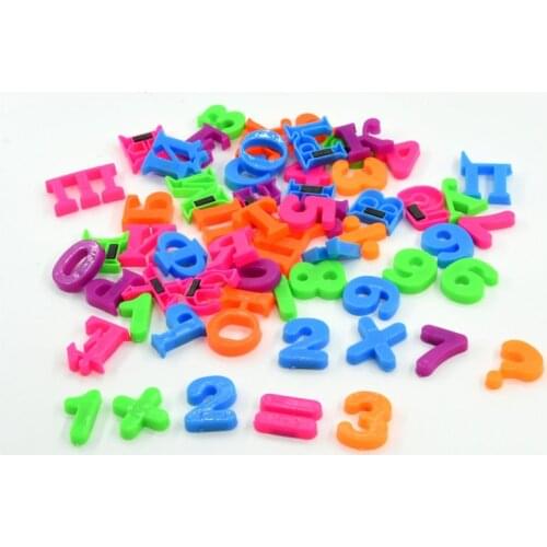 Hot Russian Alphabet & Number Fridge Magnets Multi-function Plastic Toys Child Letter Education Toy Baby Learning Tools Gifts