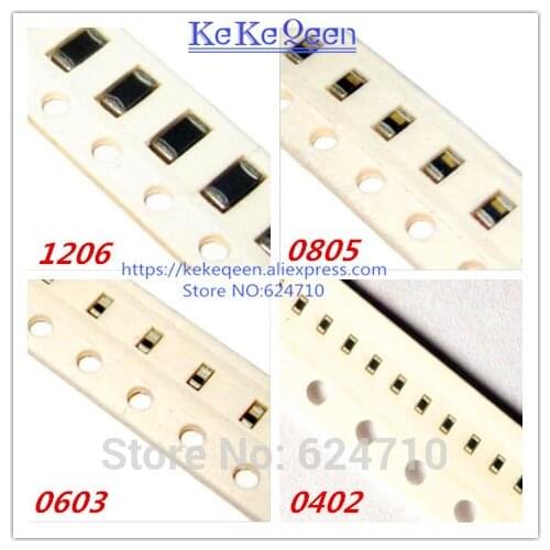 100pcs SMD Inductor 0402 0603 0805 1206 SMD Inductor Chip Inductors 220nH 270nH 330nH 470nH 560nH 680nH 820nH 1.2uH 1.5uH 1.8uH