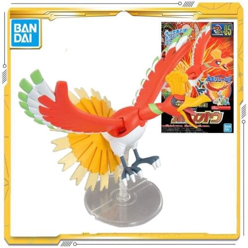 BANDAI Pokemon Original Ho-Oh Anime Action & Toy figures Model Toys For Children