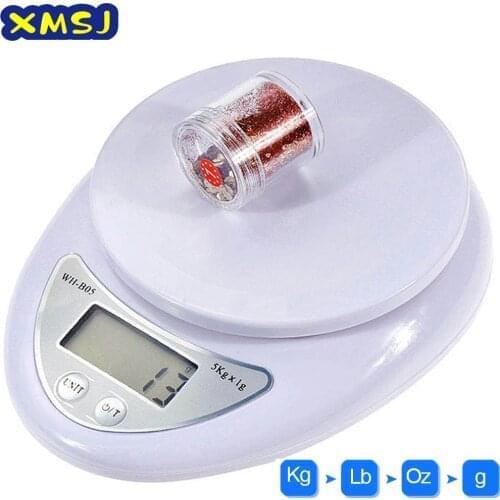 5kg/1g 1kg/0.1g Portable Digital Scale LED Electronic Scales Postal Food Measuring Weight Kitchen LED Electronic Scales