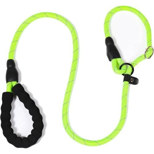 6.56ft Slip Lead Dog Leash Reflective Adjustable Dog Training Rope Puppy Leash Training Lead Leashes Medium Dogs Pet Products