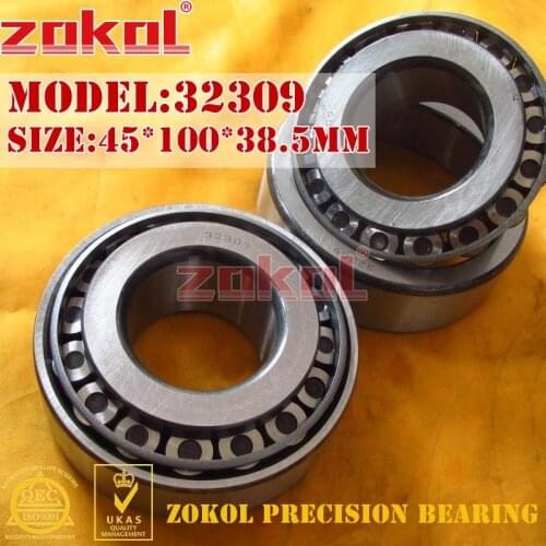 ZOKOL bearing 32309 7609E Tapered Roller Bearing 45*100*38.5mm