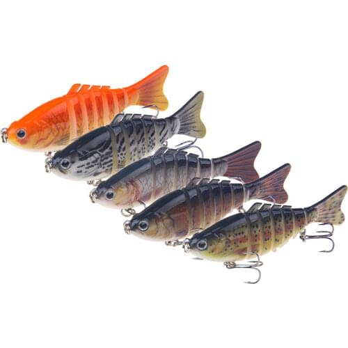 1PCS 16g/10cm Luya bait multi-section fish submersible bait 16G /10cm7 simulation bait