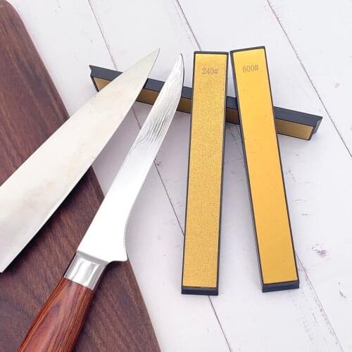 1600 girt Golden diamond sharpening stone with base for Fixed angle sharpener kitchen knife the blade is sharp diamond bru Apex