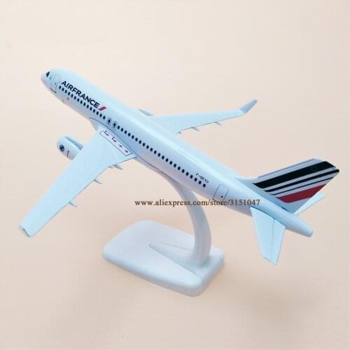 20cm Air France Airbus A320 Airlines Plane Model Alloy Metal Diecast Model Airplane Aircraft Airways Gift
