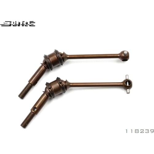 SN-RC 1:10 RCAccessorie 118239 40MM THREE SECTION OF ROD CVD UNIVERSAL JOINT(SPRING STEEL)- 2MM PIN(2)