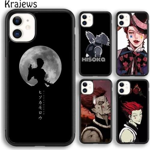 Krajews Anime Collages Hunter Hisoka HxH Soft Phone Case Cover For iPhone 5 SE 6s 7 8 plus X XR XS 11 12 pro max Samsung S9 S10