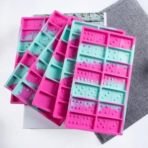 Domino Molds Resin Casting Domino Set Family Game Silicone Epoxy Casting Moulds
