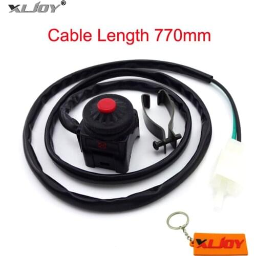 XLJOY 22mm Button Handle Kill Off Switch For Chinese Pit Dirt Bike Motorcycle Yamaha Suzuki SSR SDG GPX Lifan YX