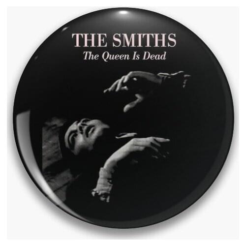 The Queen Is Dead Soft Button Pin Cute Lover Cartoon Decor Clothes Women Badge Gift Creative Collar Metal Funny Hat Brooch