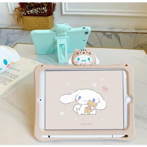 Cartoon Soft Silicon Shockproof Tablet Protective Shell for Ipad Pro 11 Case 2018 Stand Cover for Ipad Pro 11 Inch Coque+pen