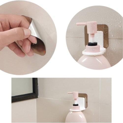 Suction Cup Rack Shower Gel Shampoo Soap Liquid Wall Mount Holder Bathroom Shelf 87HA