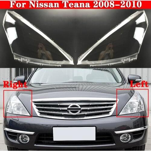 Car Front Headlight Cover For Nissan Teana 2008-2010 Auto Headlamp Lampshade Lampcover Head Lamp light glass Lens Shell Caps