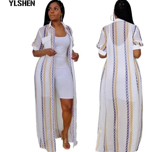 African Maxi Dresses for Women Dashiki Stripe African Clothes Plus Size Summer White Black Printed Retro Long Africa Shirt Dress