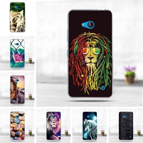 Luxury 3D Soft Silicone TPU Shell For Nokia Microsoft Lumia 640 Case Cute Animal Back Cover Painting For Lumia 640 Phone Cases